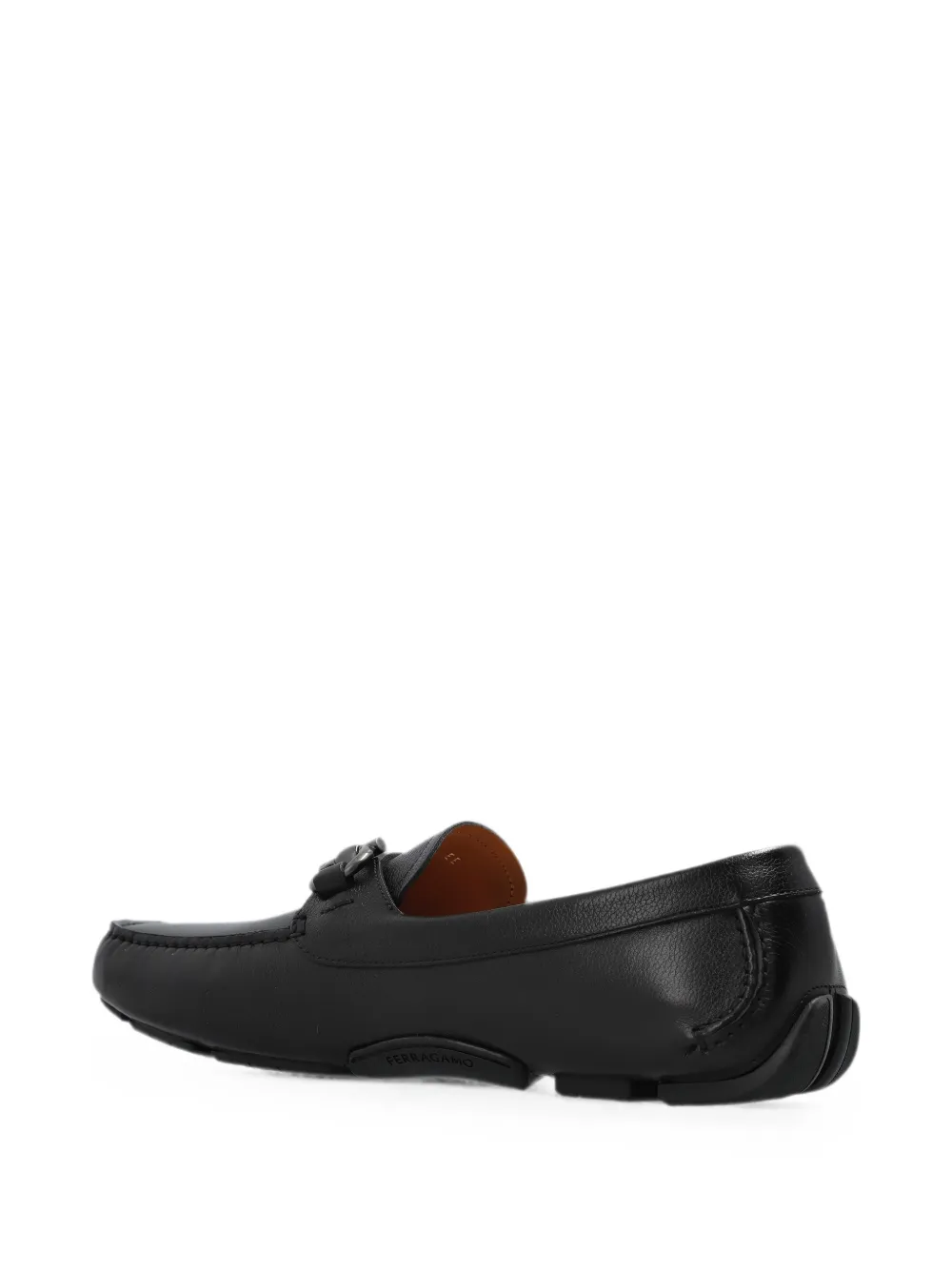 Ferragamo Parigi New leather loafers Zwart