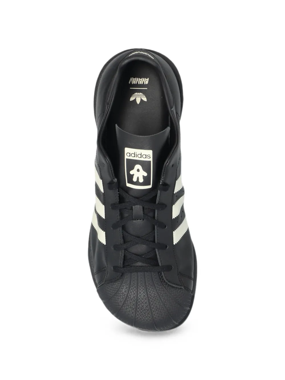 adidas x AVAVAV SST leren sneakers Zwart