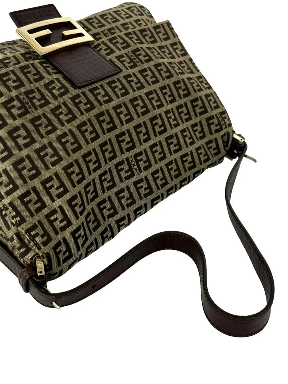  Fendi Pre-owned Bolso De Hombro Zucchino Mamma Forever 2000-2010 - Marrón 