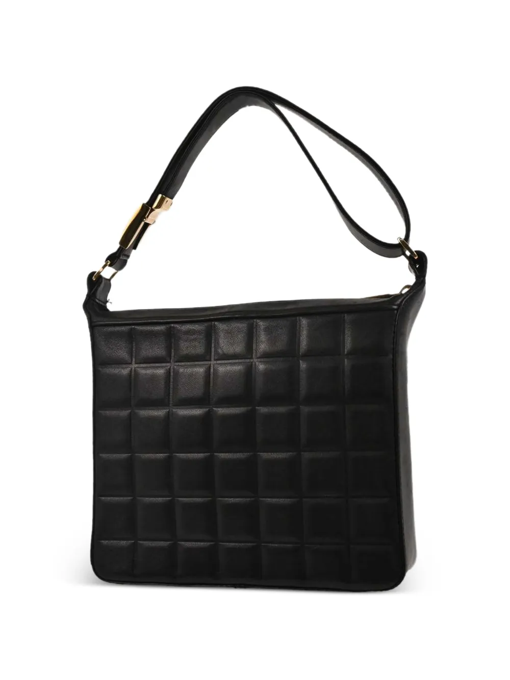 Chanel Pre-owned 2002 Choco Bar CC Handbag in Black, view 2