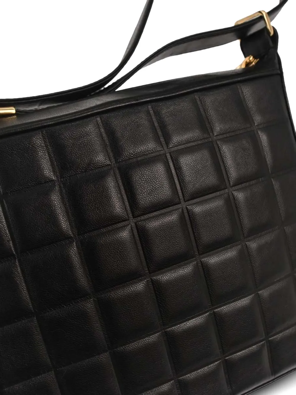 Chanel Pre-owned 2002 Choco Bar CC Handbag in Black, view 4