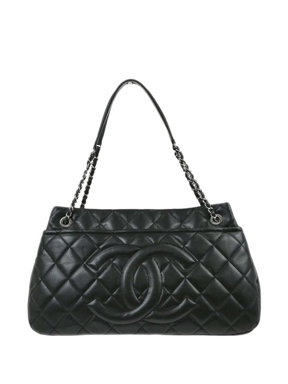 CHANEL Pre-Owned 2014 CC chain tote bag - Nero