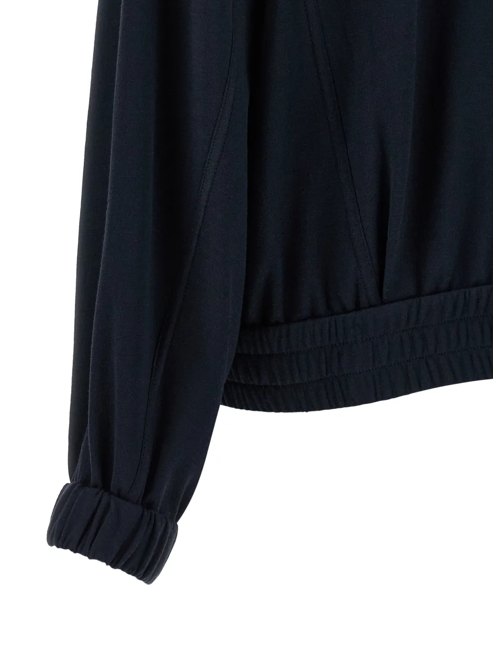 Brunello Cucinelli Sweater verfraaid met Monile en rits Blauw