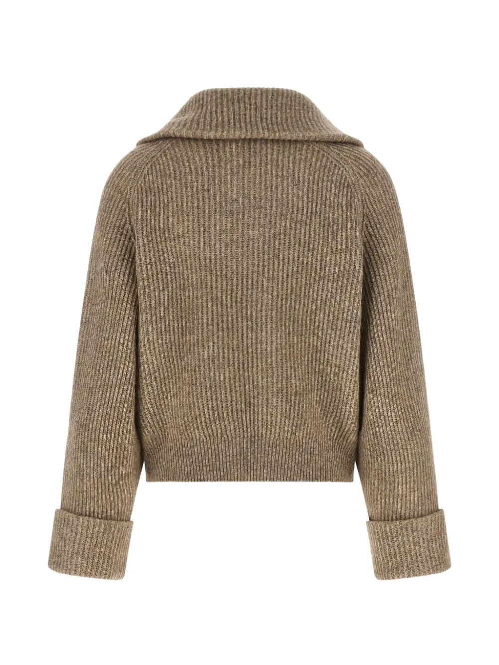 Brunello Cucinelli Monile English vest met ribstiksel Beige