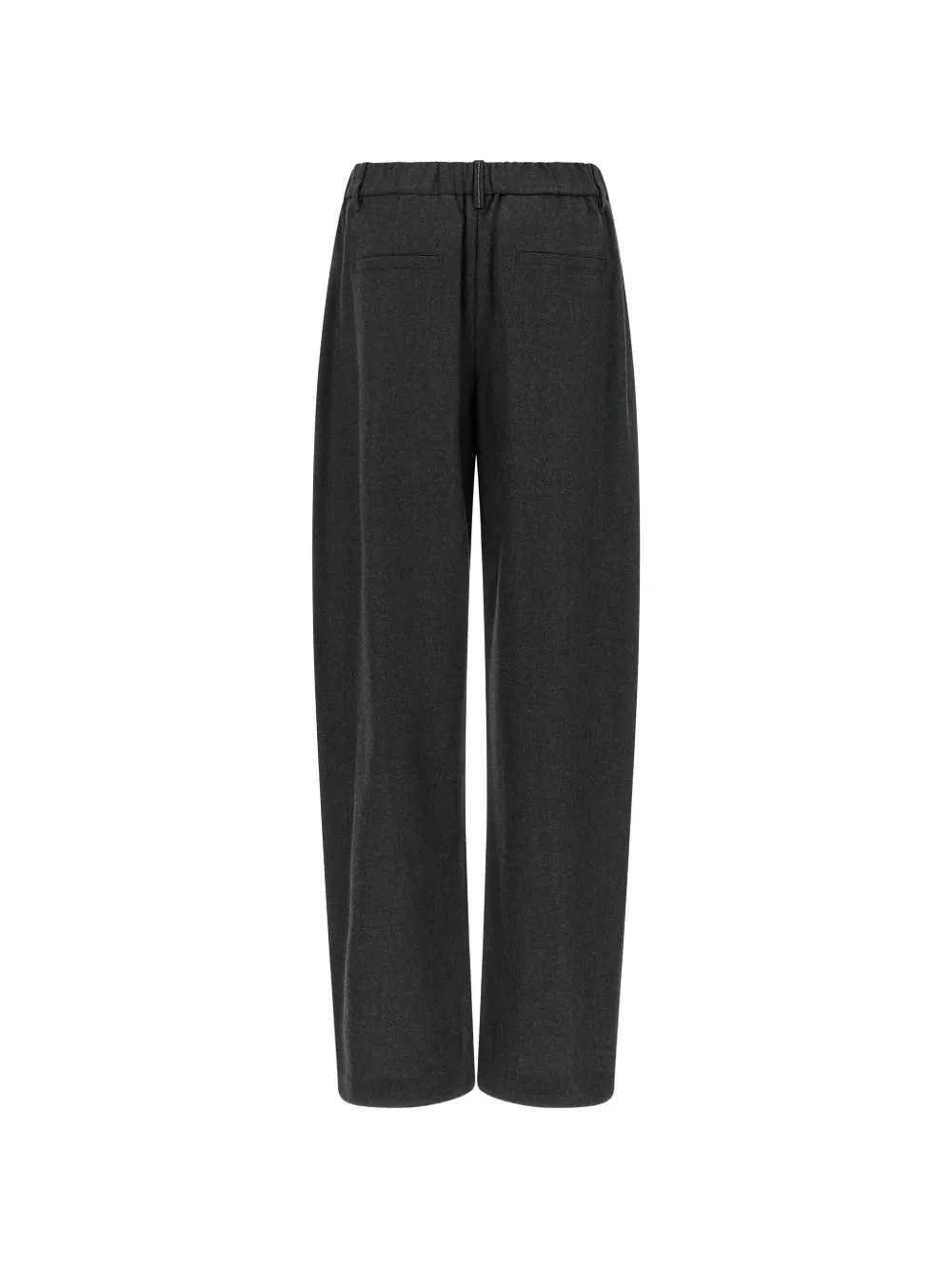 Brunello Cucinelli Monile geplooide broek Grijs