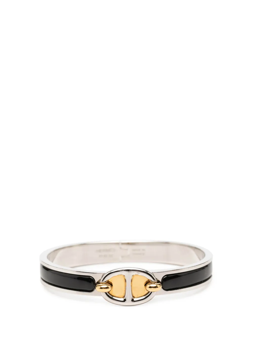 Hermès Pre-Owned 2000-2026 Mini Enamel Clic Chaine d Ancre Bracelet PM costume bracelet - Nero