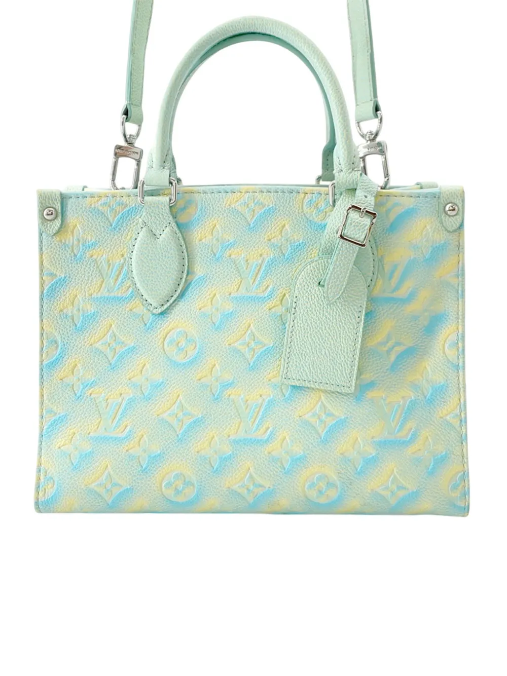 Louis Vuitton Pre-Owned 2022 Monogram Empreinte Summer Stardust OnTheGo PM satchel - Blu