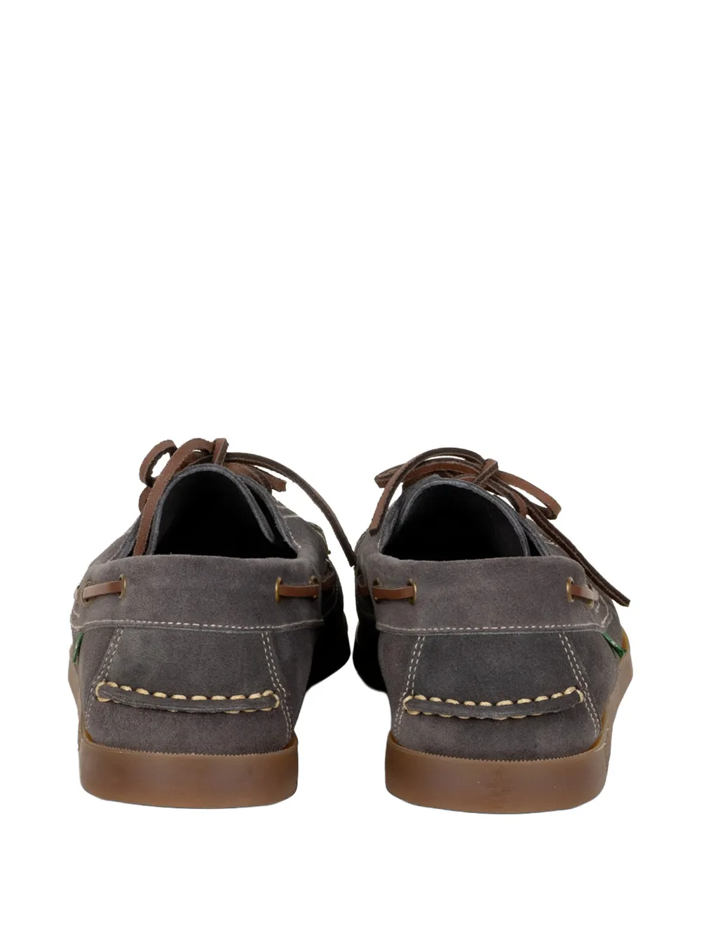 Paraboot lace-up suede boat shoes Grijs