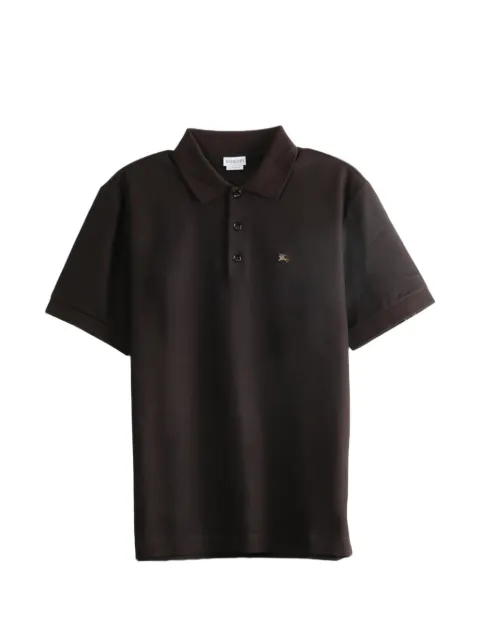 Burberry logo-embroidered polo shirt