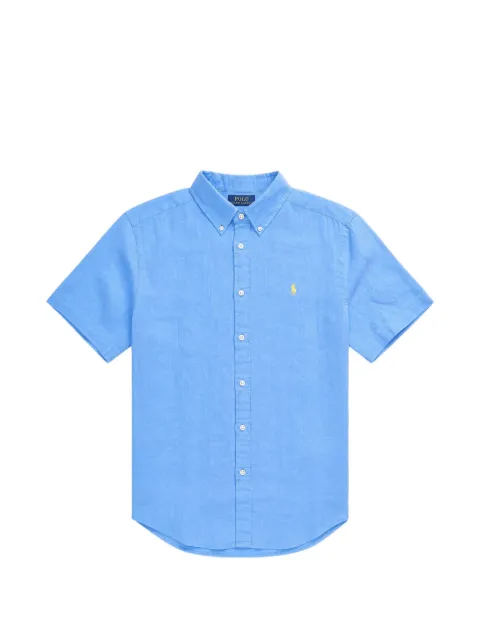 POLO RALPH LAUREN KIDS camisa con logo bordado