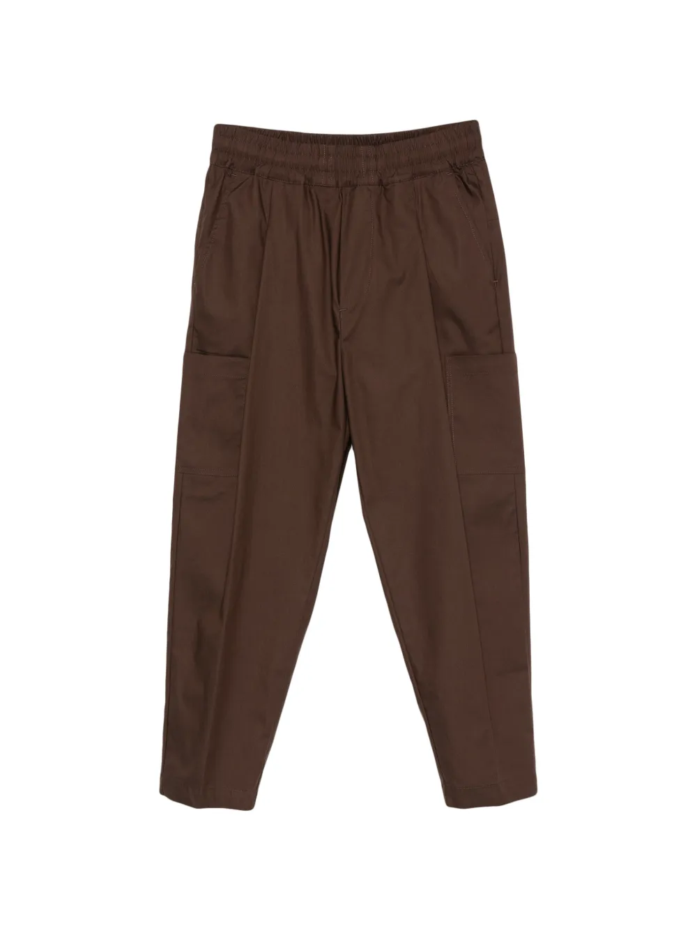 YES LONDON elasticated cargo pants - Braun
