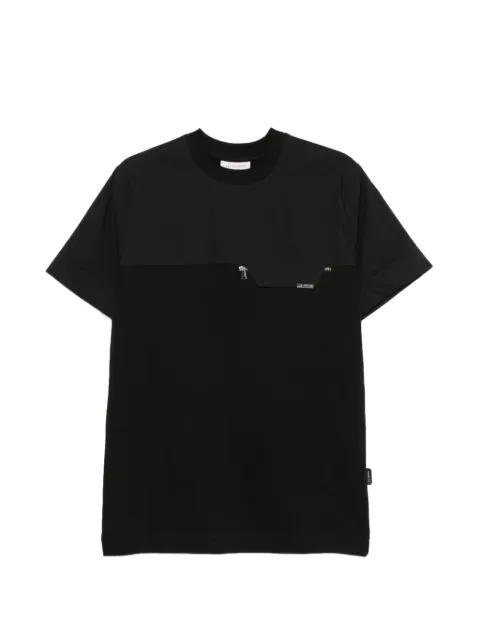 YES LONDON zip-pocket panelled T-shirt