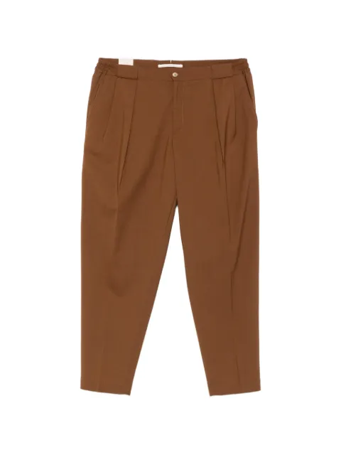 Briglia 1949 Portobellos pleated-front tapered trousers
