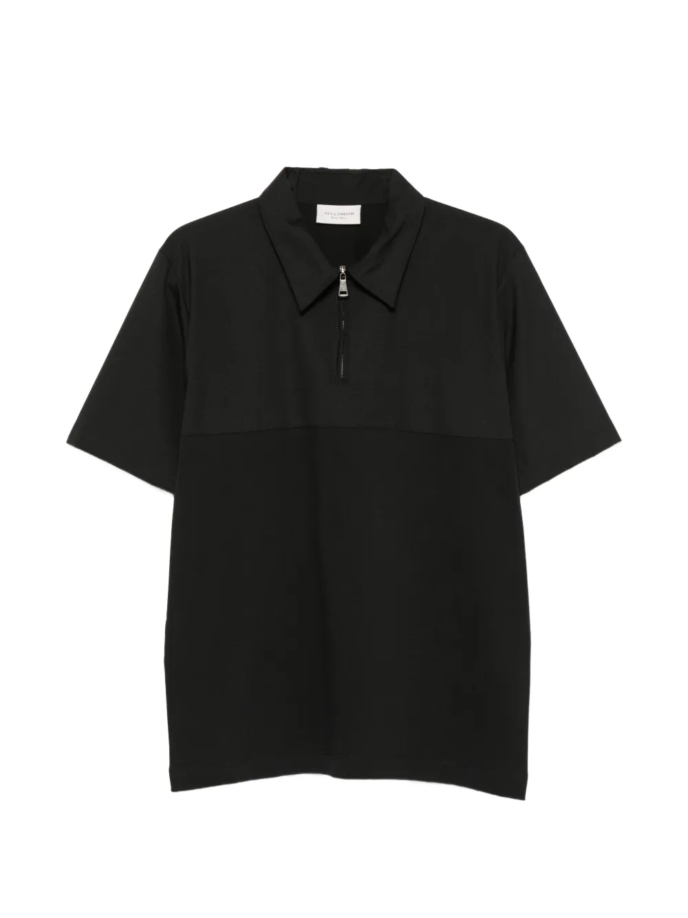 YES LONDON zipped polo shirt - Nero