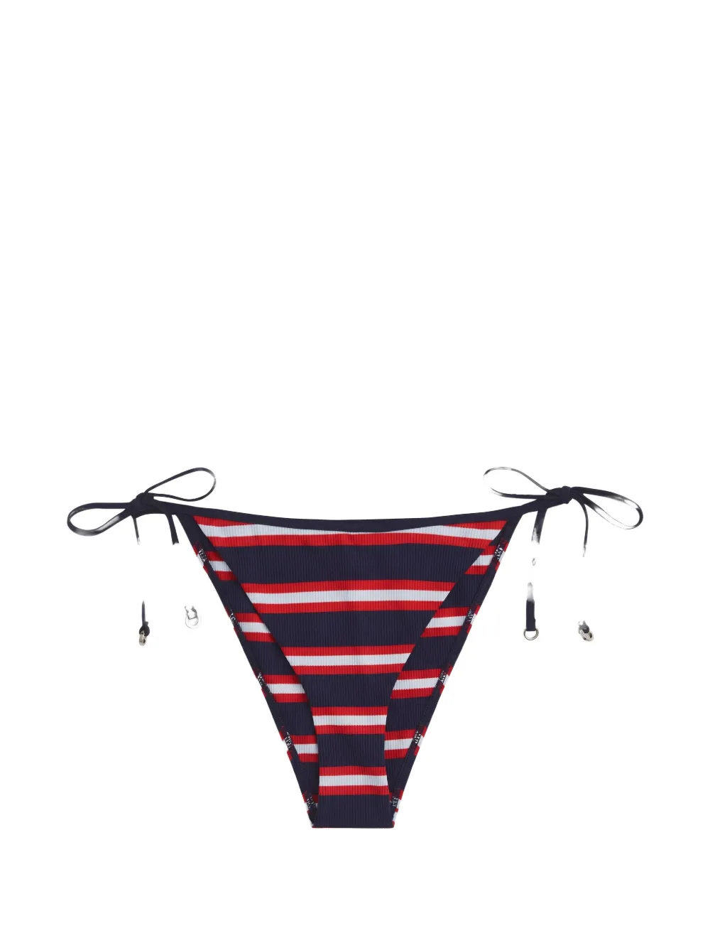 Tommy Hilfiger striped side-tie bikini bottoms - Blau