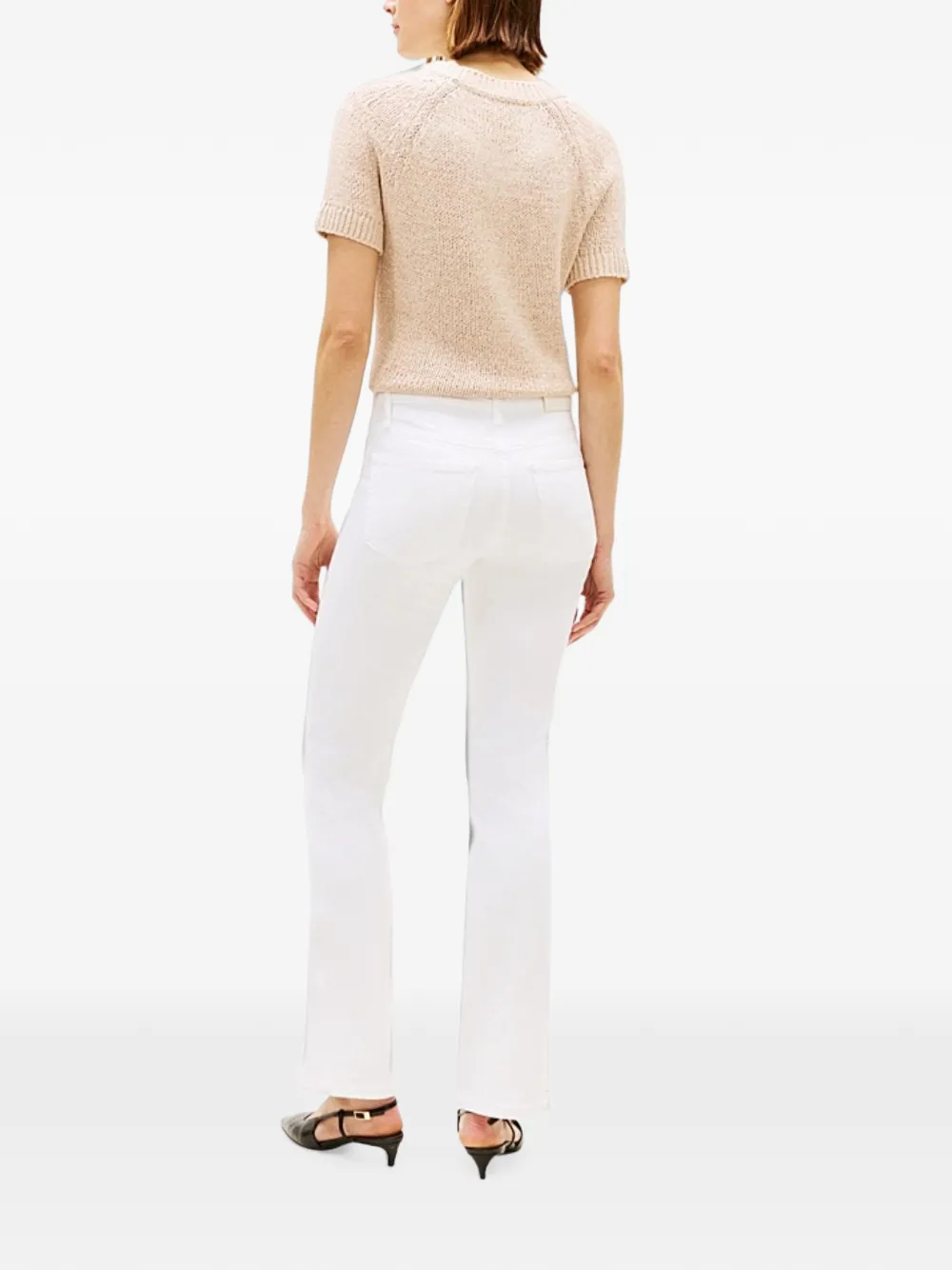 Tommy Hilfiger Bootcut jeans Wit