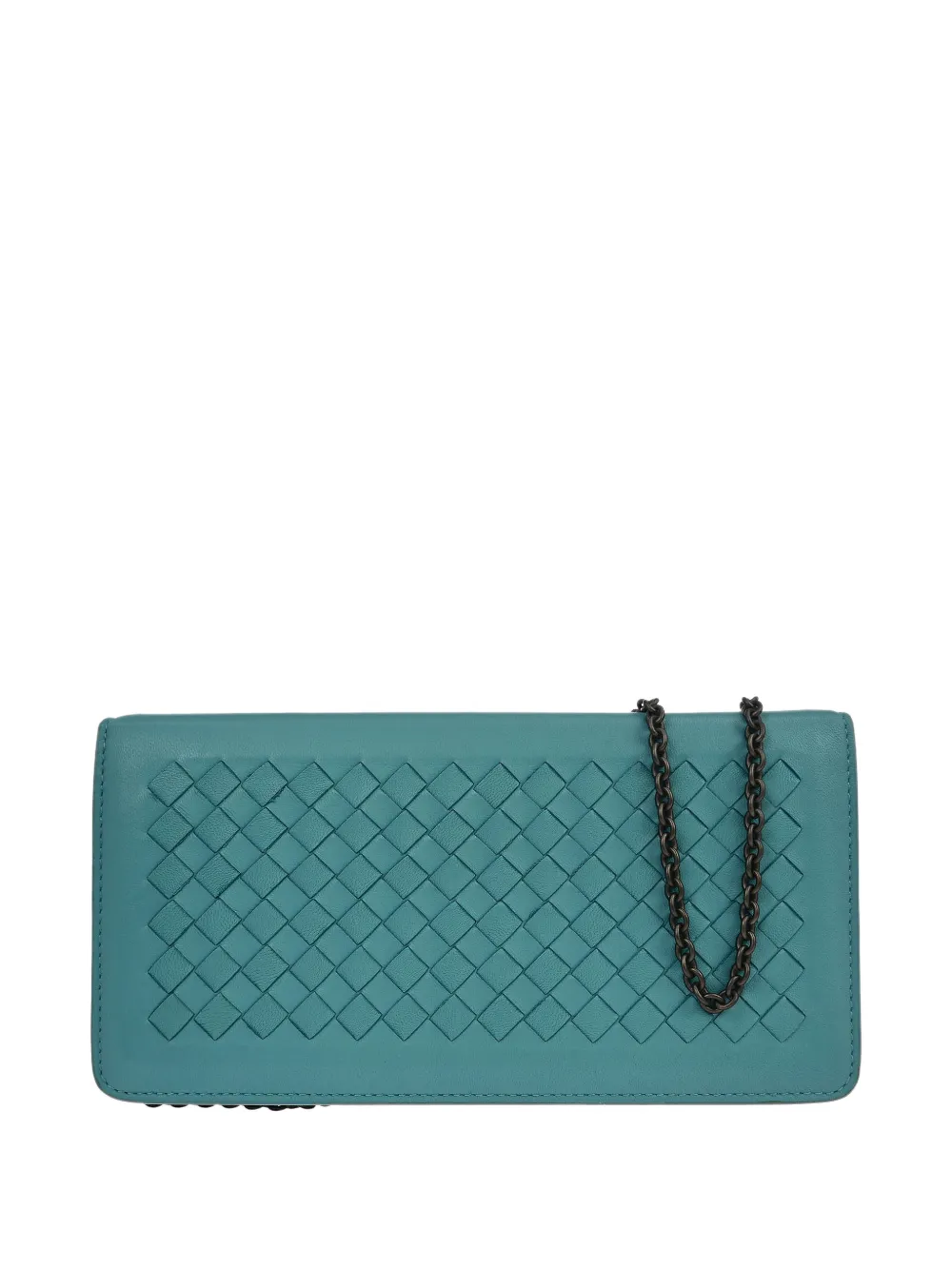 Bottega Veneta Pre-Owned 1990-2000s Intrecciato WOC shoulder bag - Blu