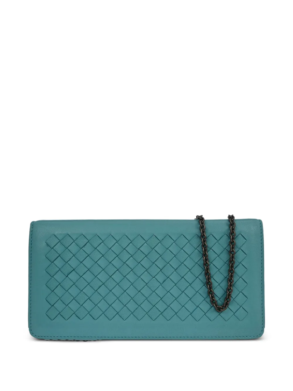 Bottega Veneta Pre-Owned 1990-2000s Intrecciato WOC shoulder bag - Blau
