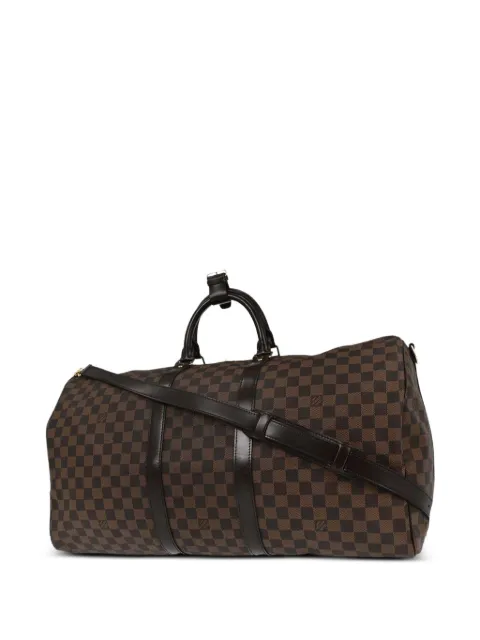Louis Vuitton Pre-Owned 2010 Damier Keepall Bandouliere 55 duffle bag