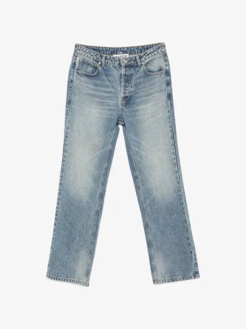 COLE BUXTON faded straight-leg jeans