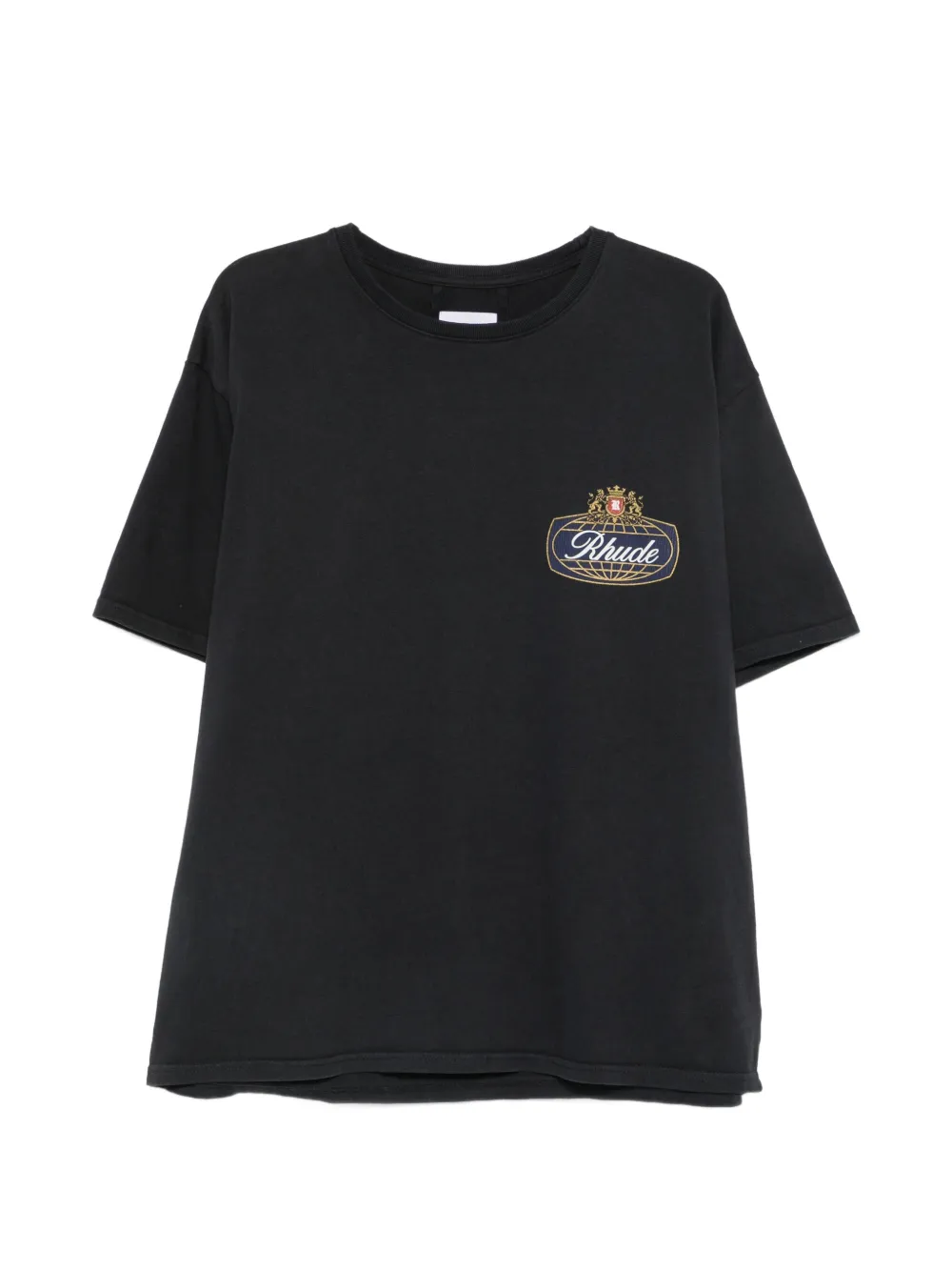RHUDE logo-print cotton T-shirt - Nero