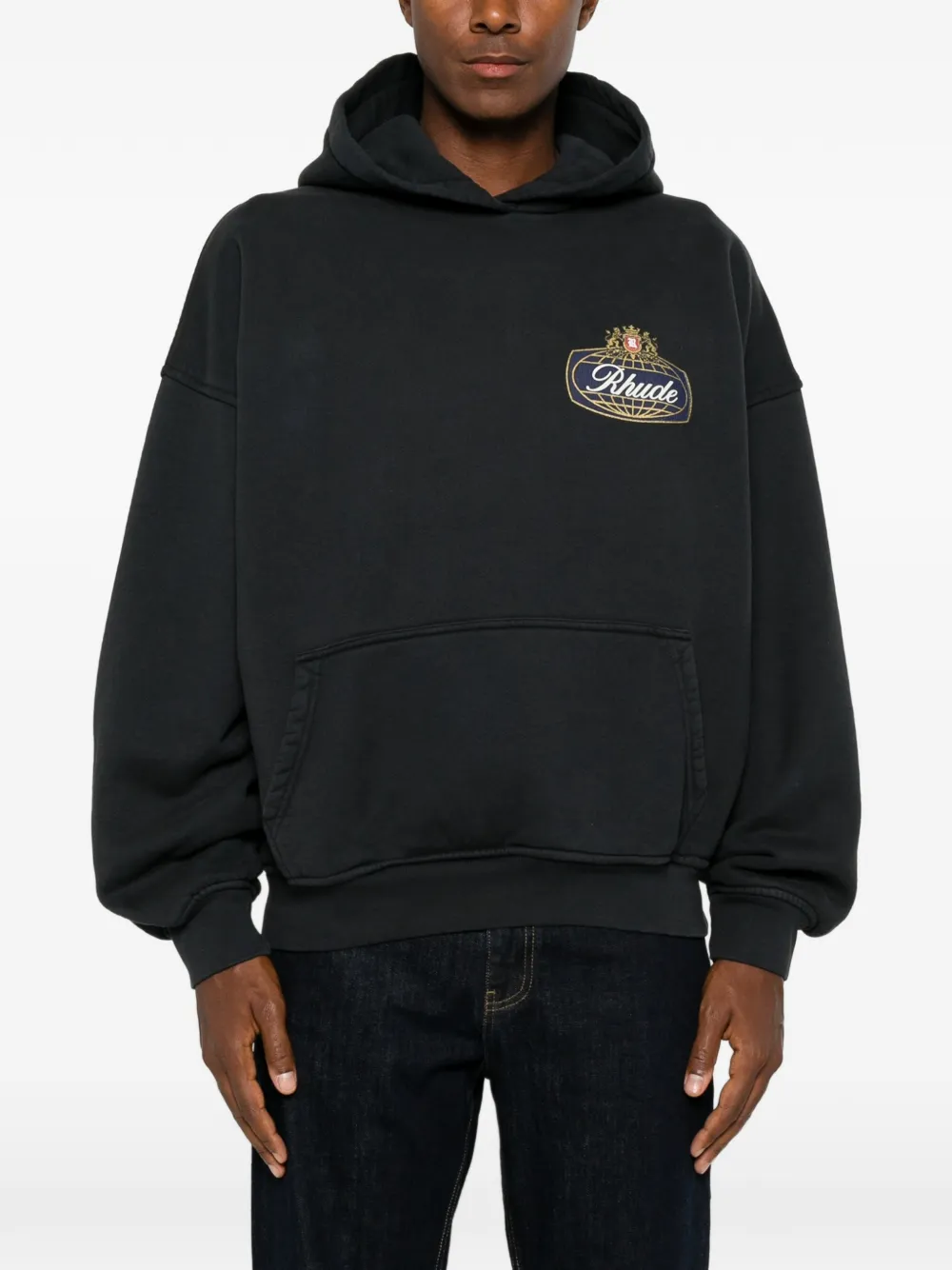 RHUDE Safari Crest hoodie Zwart