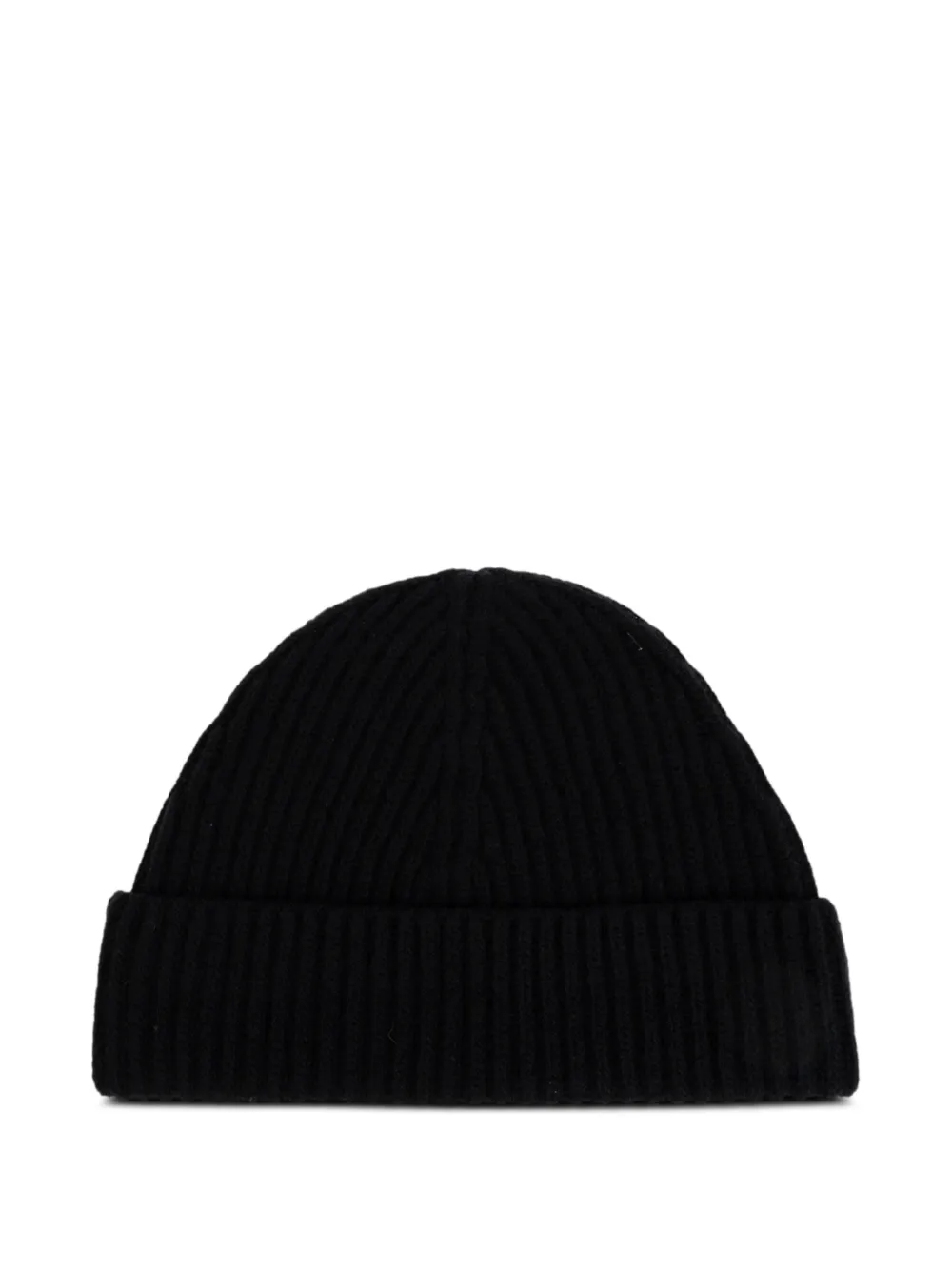 Jil Sander ribbed-knit beanie hat - Nero