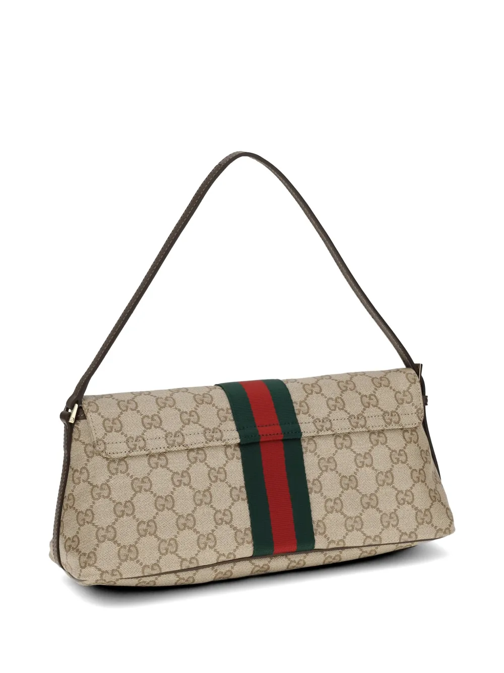 Gucci Medium Madison schoudertas met Web-streep Beige