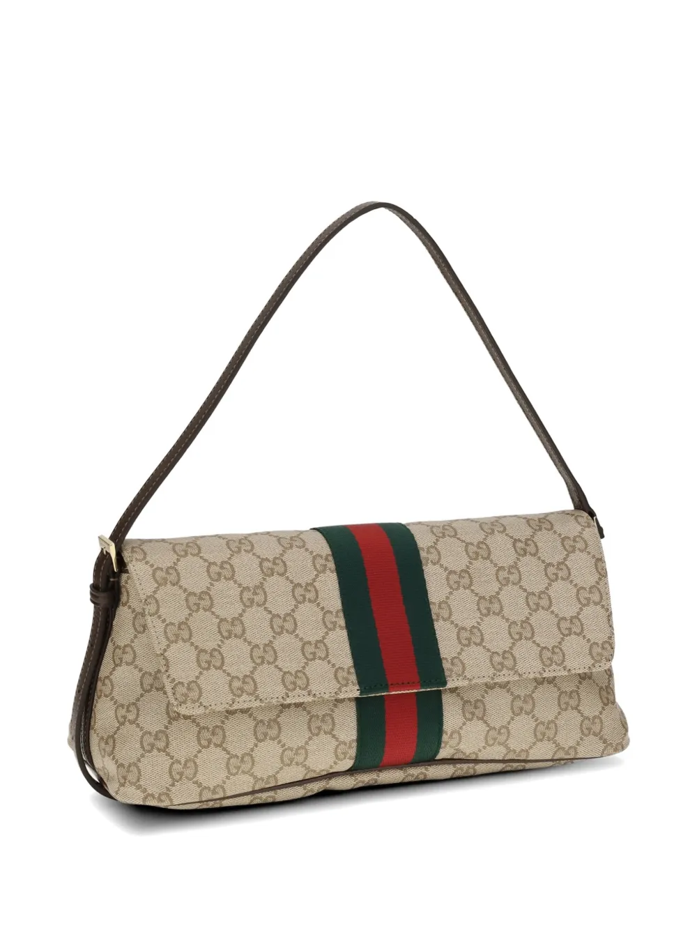 Gucci Medium Madison schoudertas met Web-streep Beige