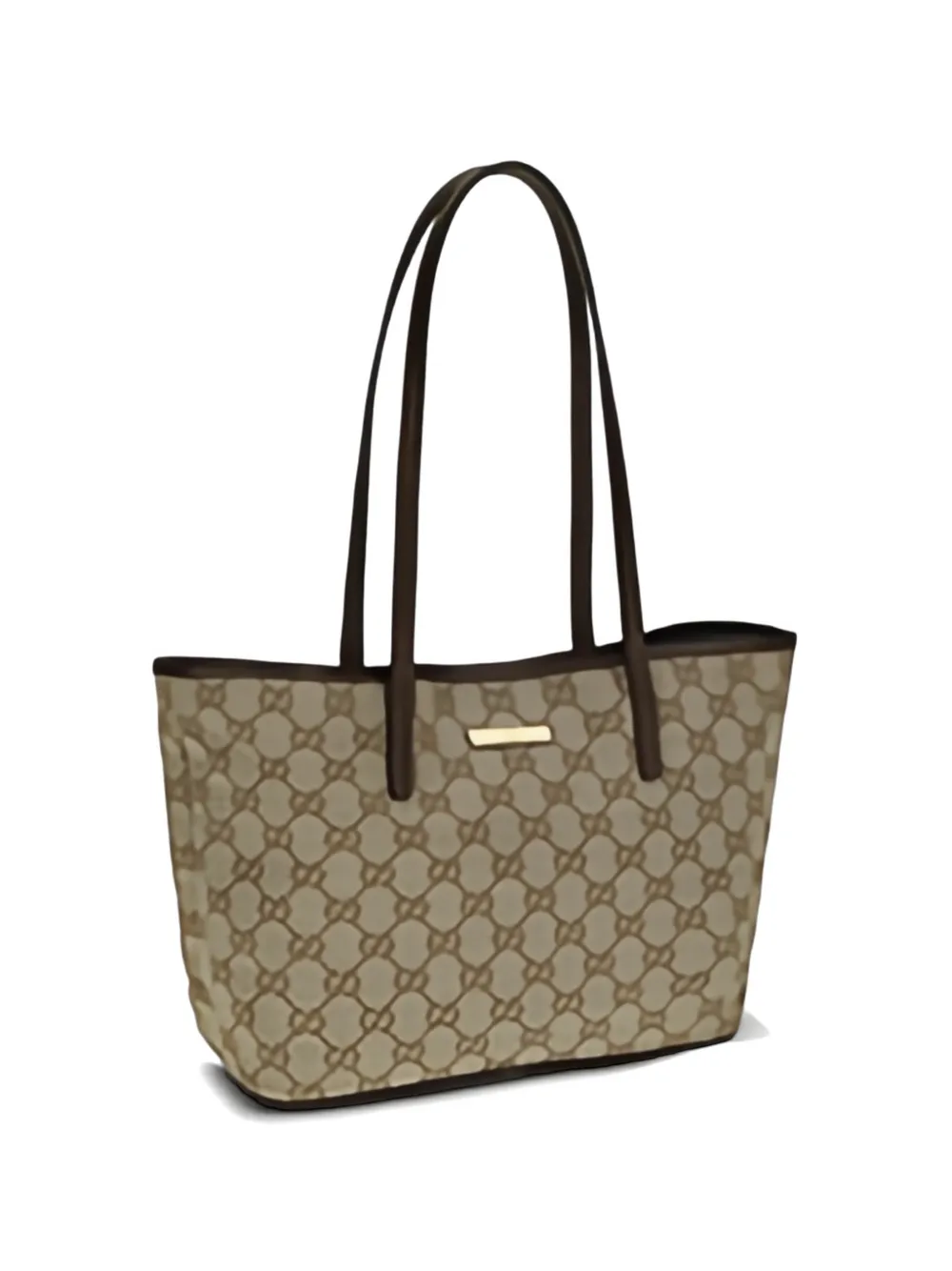 Gucci GG Supreme kleine shopper met logoplakkaat Beige
