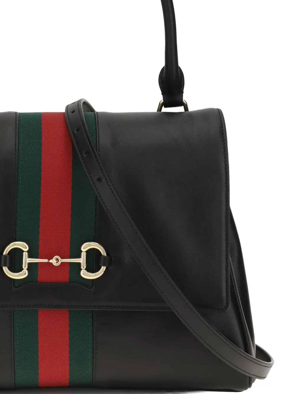 Gucci Paparazzo Horsebit schoudertas Zwart