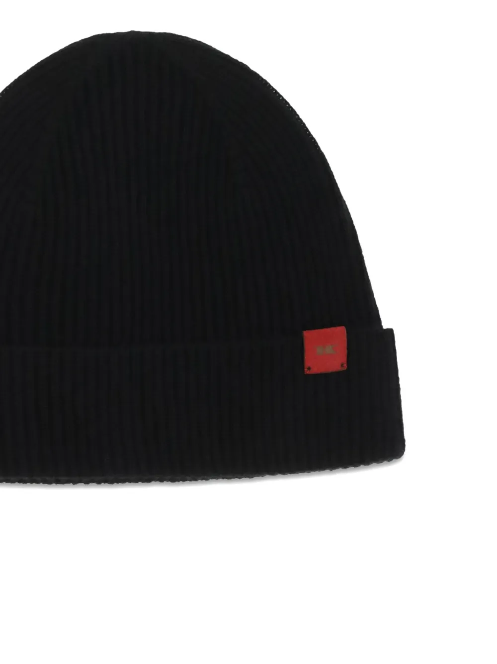 Kiton Muts met logopatch Zwart