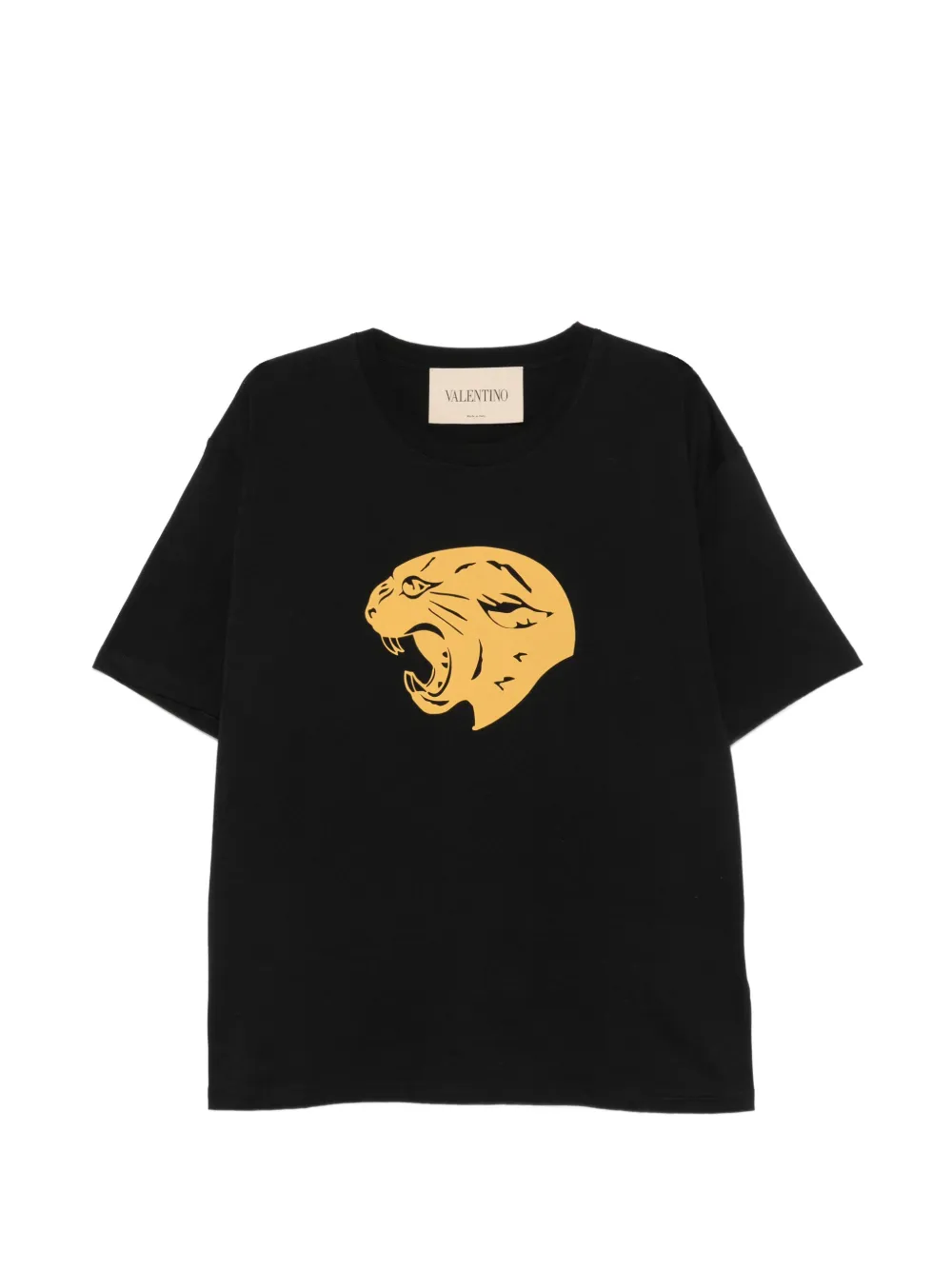Valentino Garavani panther-print T-shirt - Nero