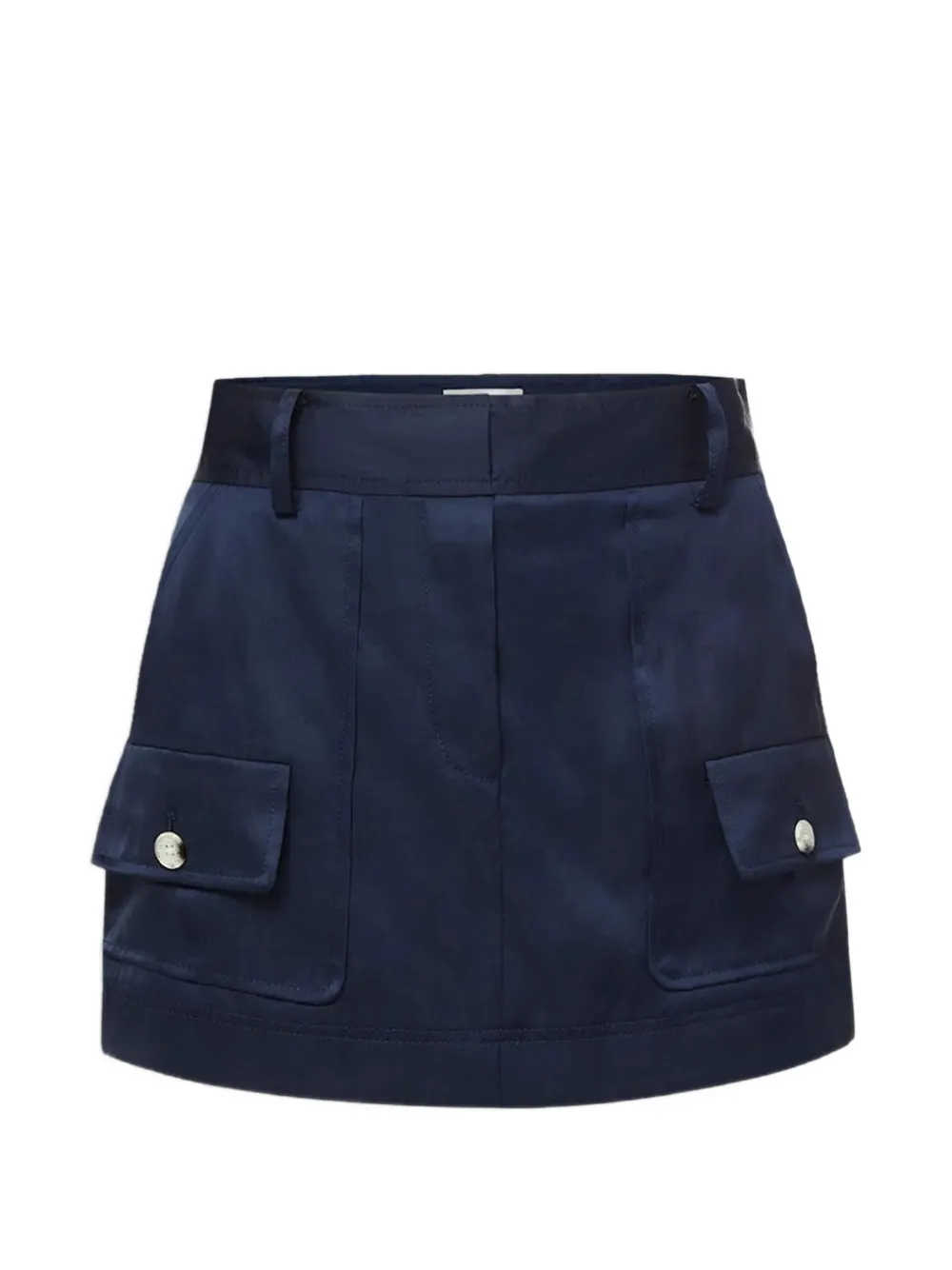 Veronica Beard Felina button-flap pocket skorts - Blau
