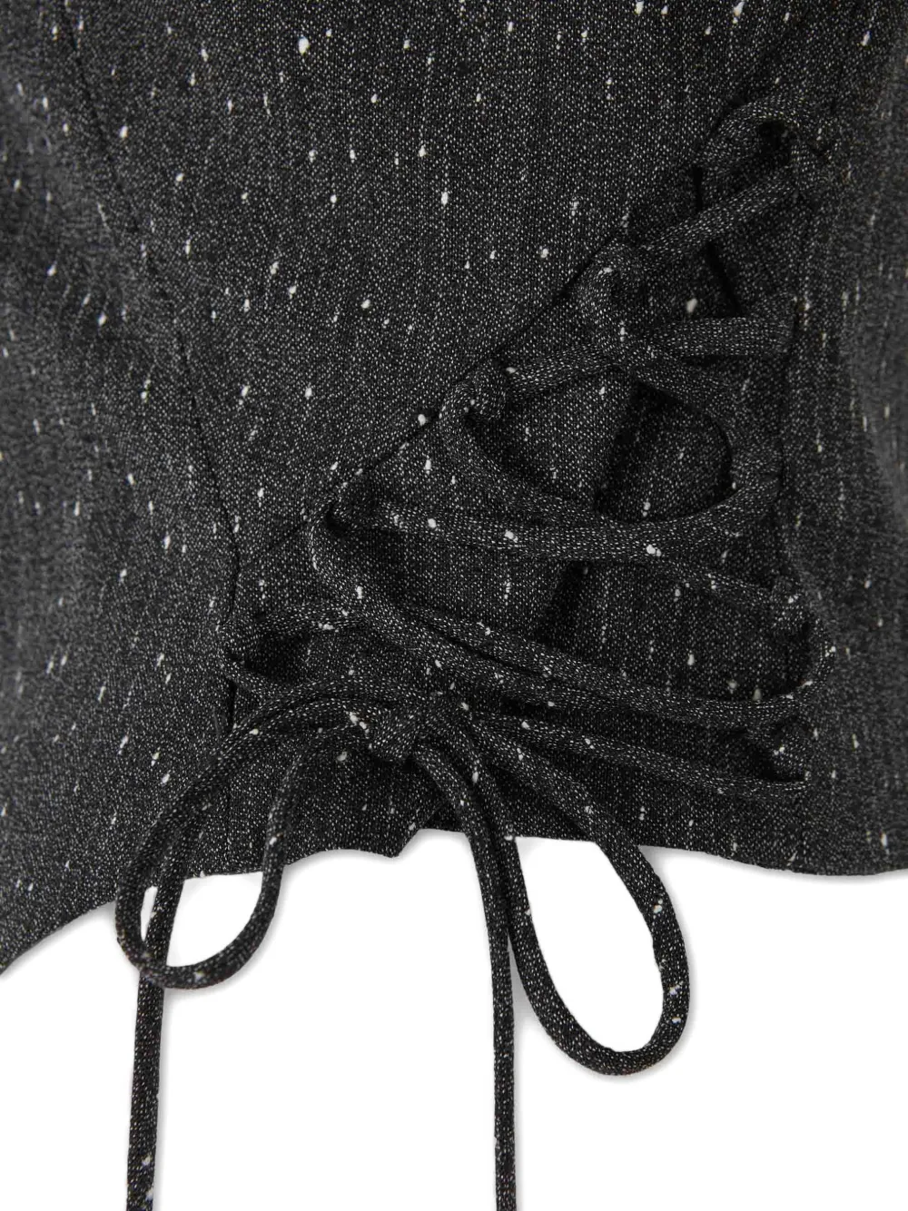 Alexander McQueen Asymmetrische spencer met veters Grijs