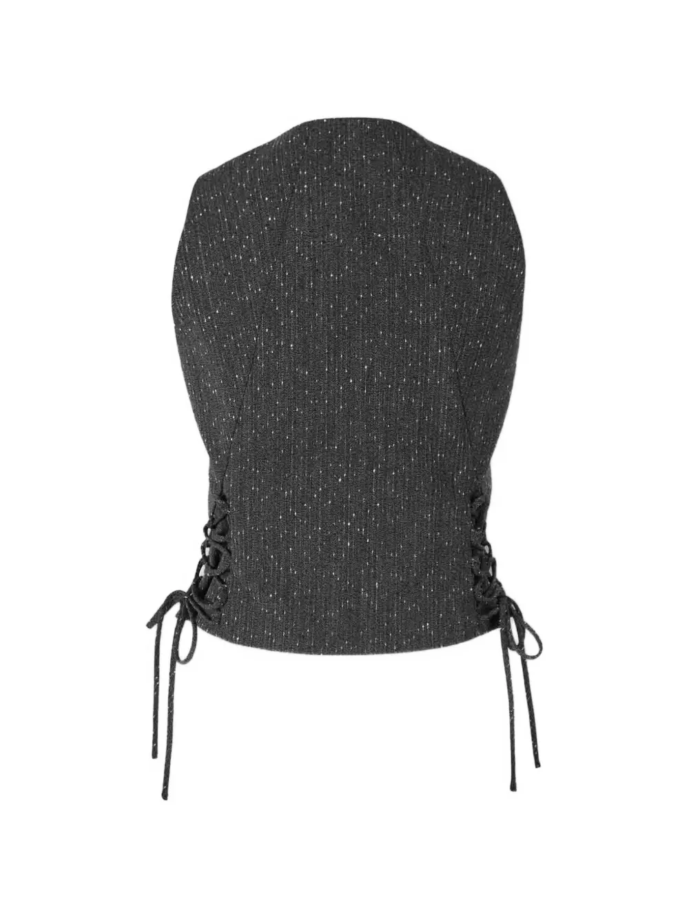 Alexander McQueen Asymmetrische spencer met veters Grijs