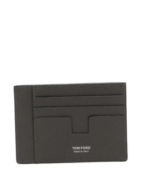 TOM FORD T-line grained leather cardholder