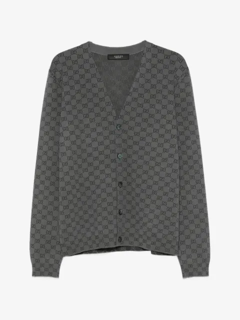 Gucci كارديغان صوف 'GG سوبريم'