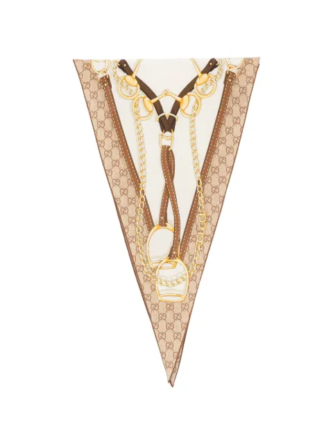 Gucci mascada con motivo GG Supreme Horsebit