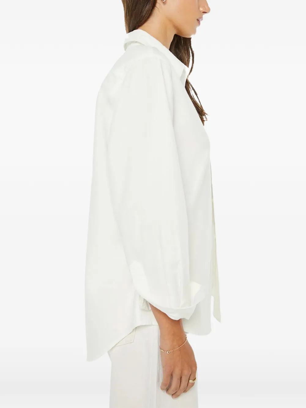 MOTHER The Bestie blouse Wit