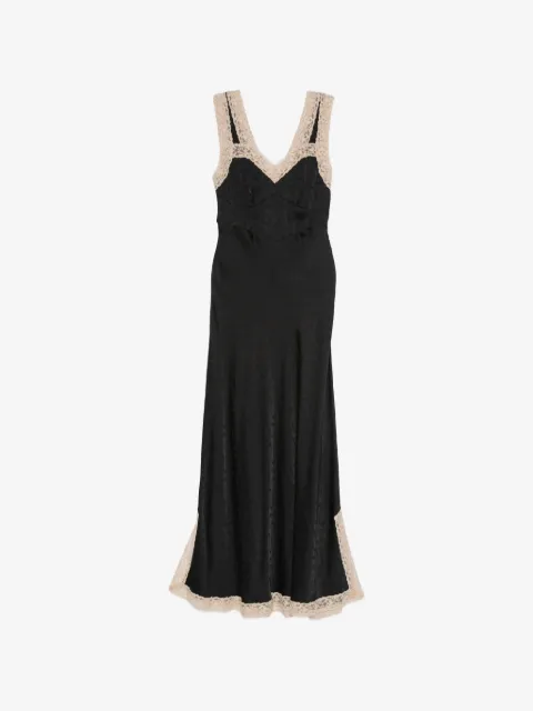 Rixo Keily lace-trim maxi dress