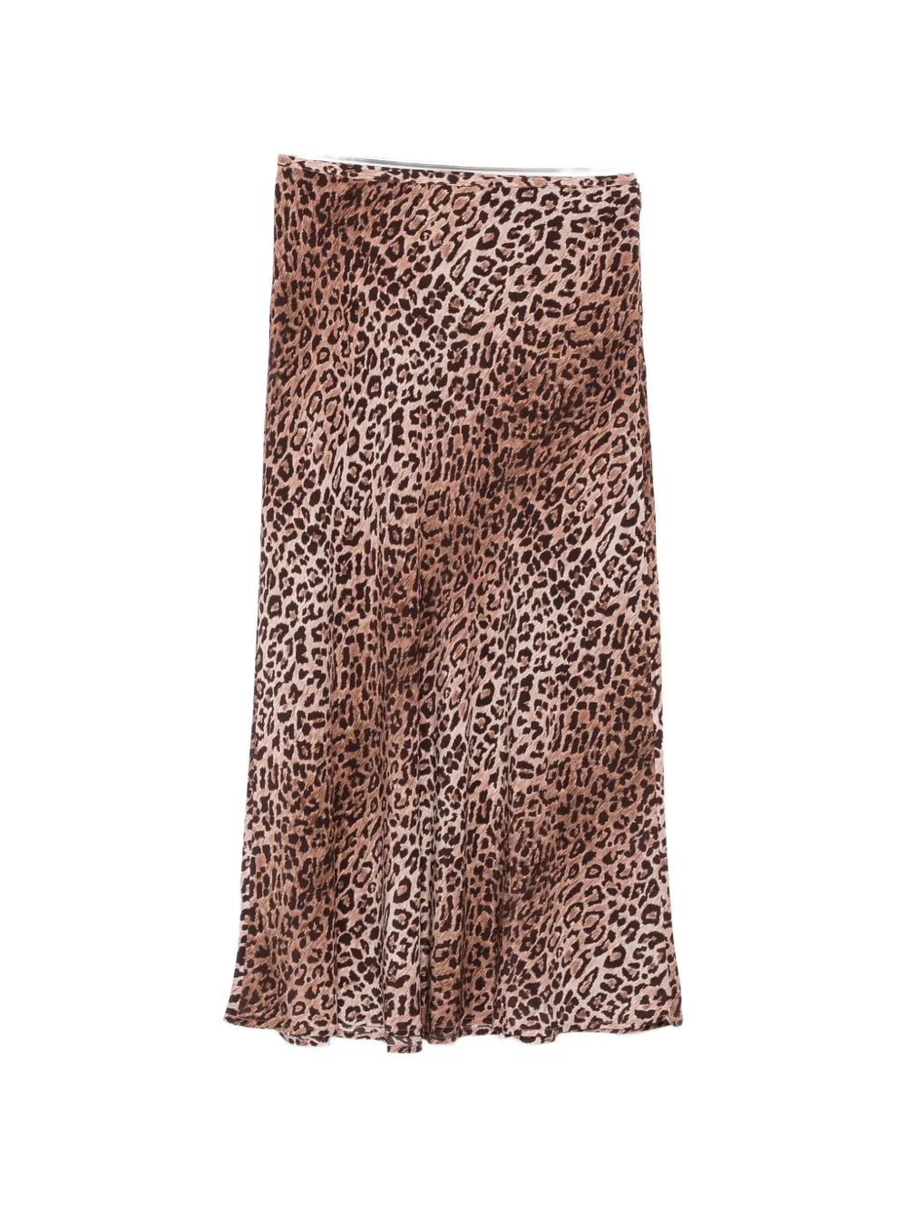 Rixo Kelly leopard-print maxi skirt - Rosso