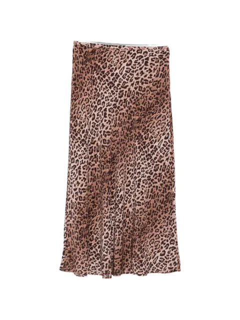 Rixo Kelly leopard-print maxi skirt