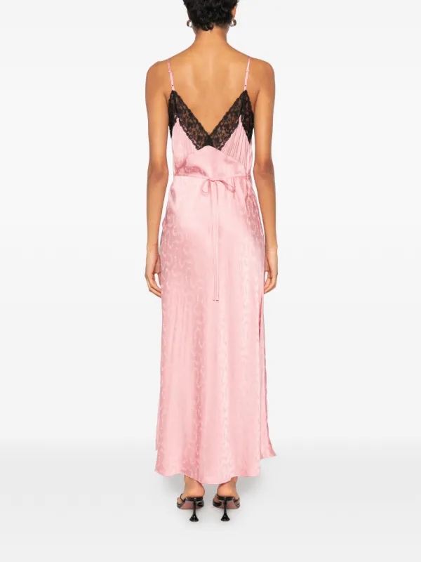 rixo dress pink Rent Thanvi Dress in Woodblock Pink Mix - RIXO