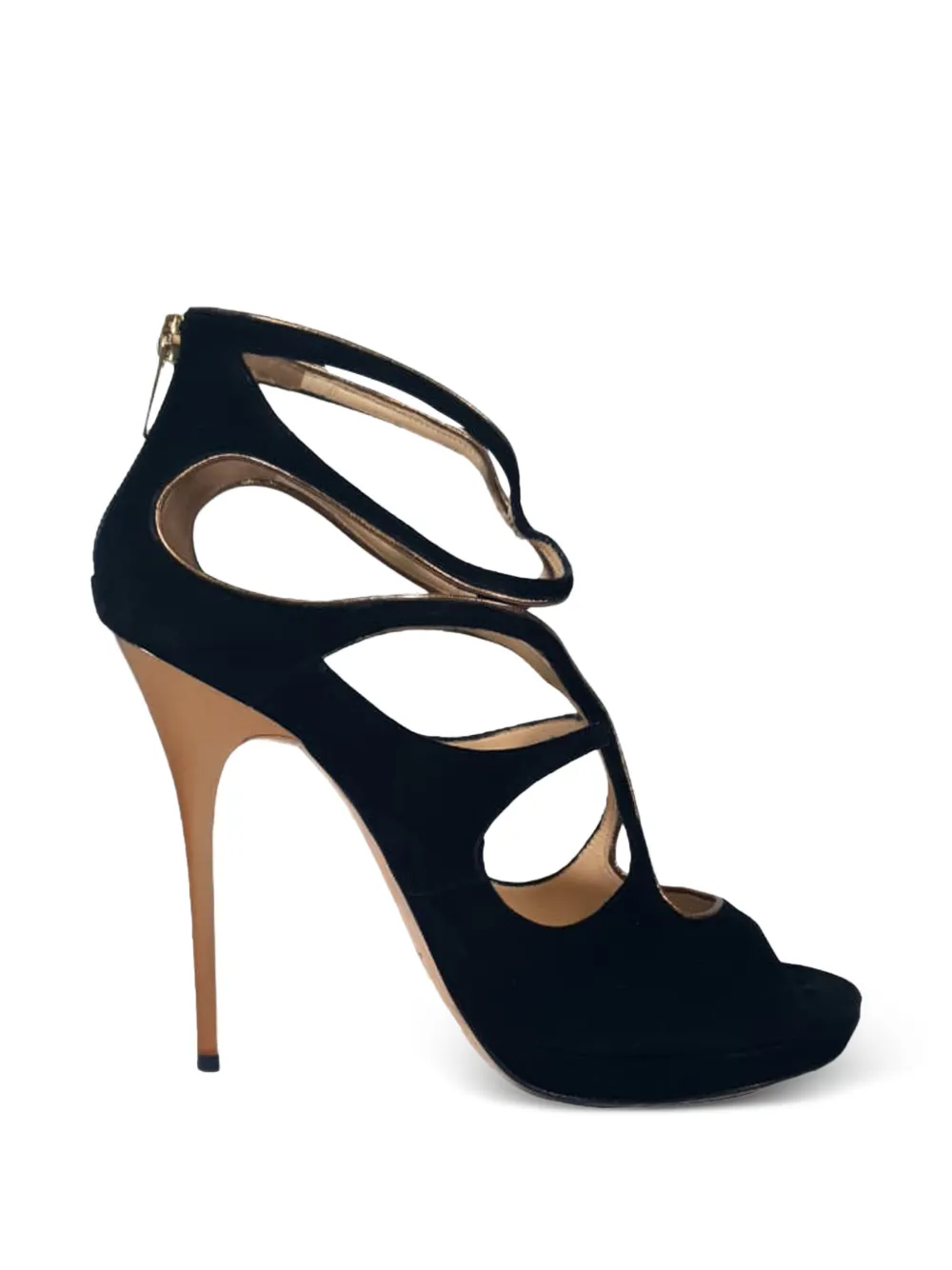 Jimmy Choo Pre-Owned cut-out sandals - Schwarz