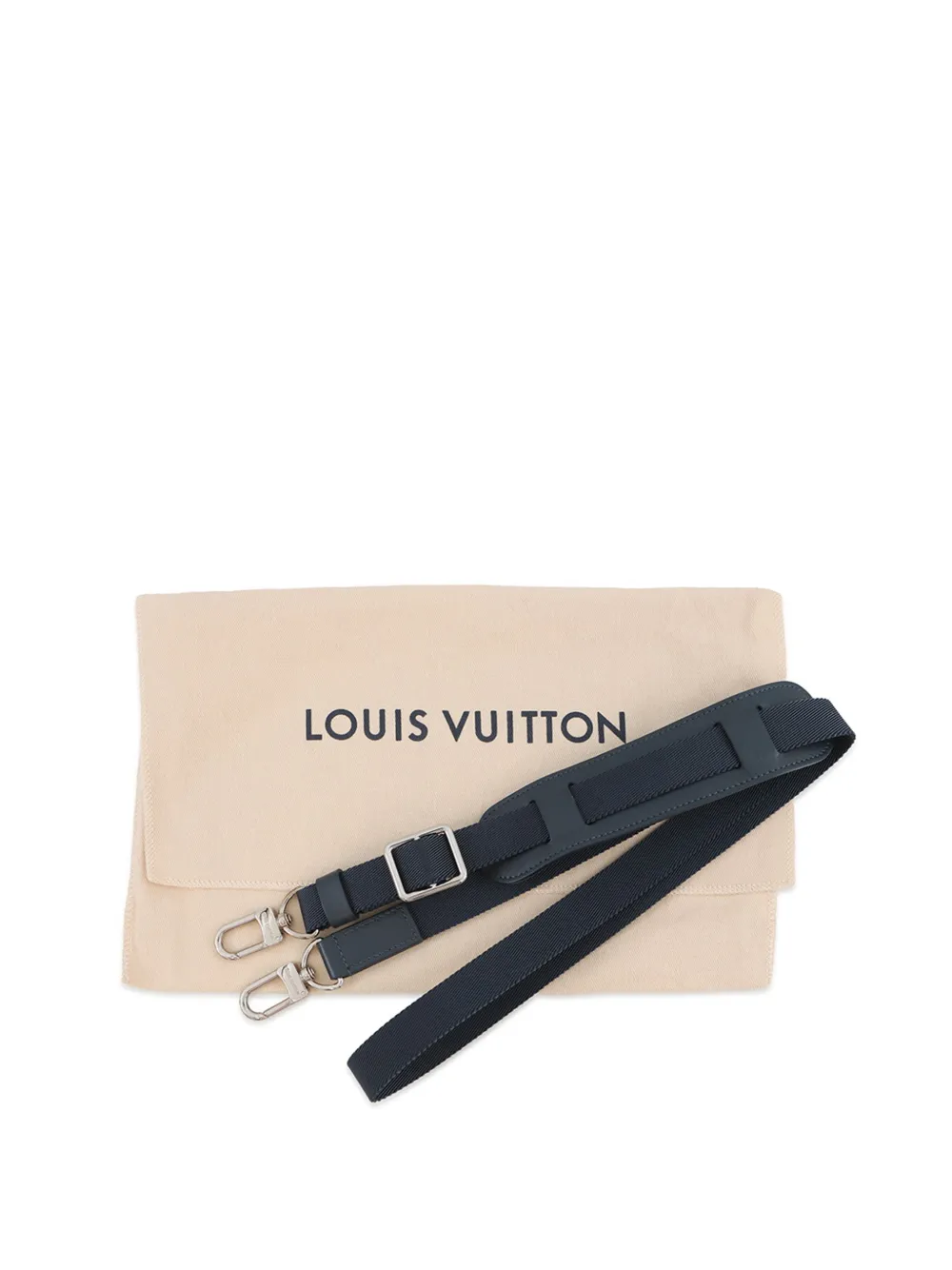 Louis Vuitton Pre-owned Borsa A Tracolla Watercolor Hickory Stripes Outdoor In Denim Con Monogramma 2021-2026 - Blu 