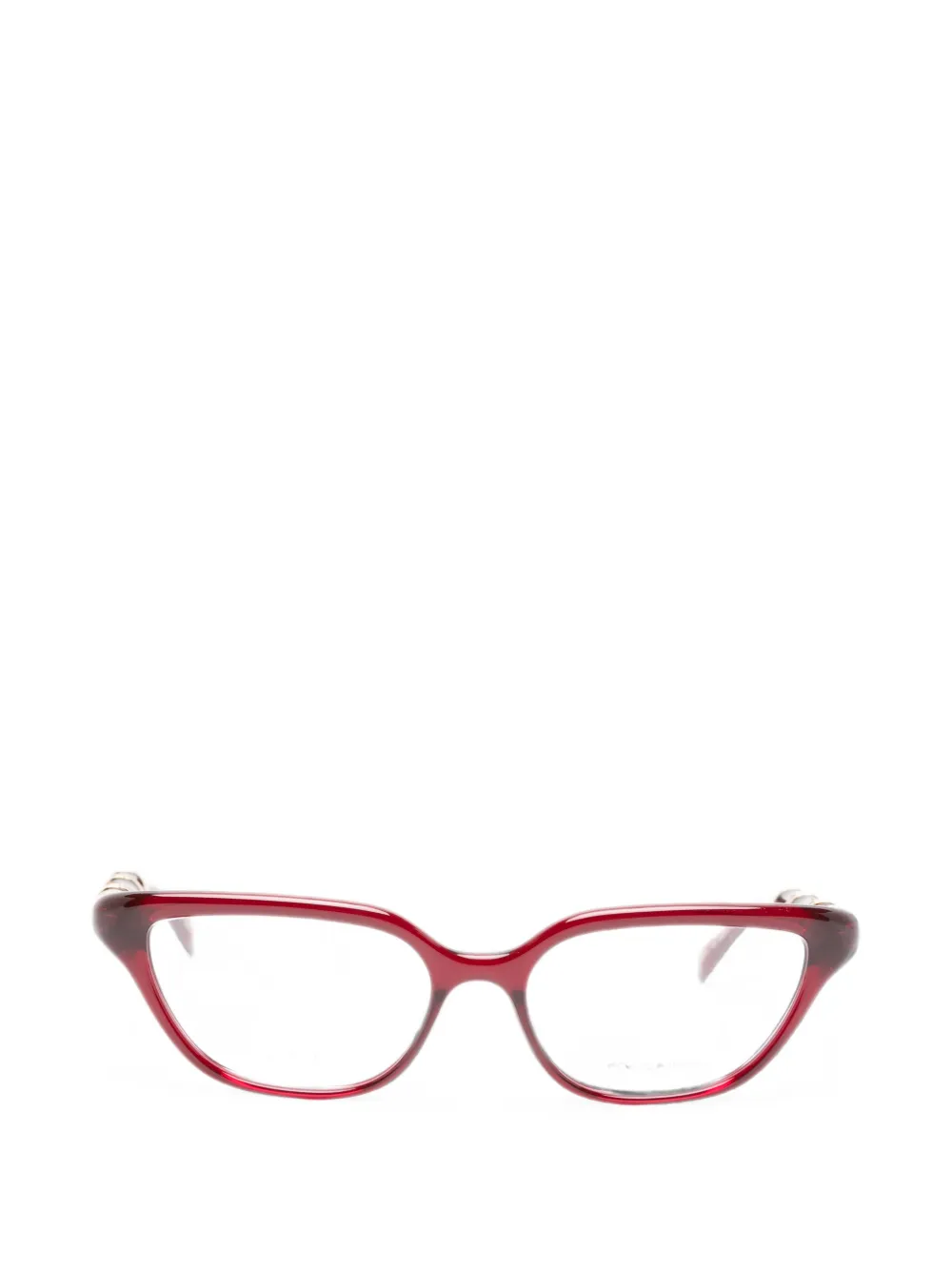 Gucci Eyewear Occhiali con design bambù - Rosso