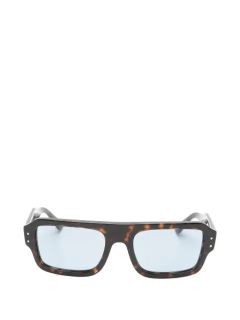 Ray-Ban tortoiseshell-effect rectangle-frame sunglasses