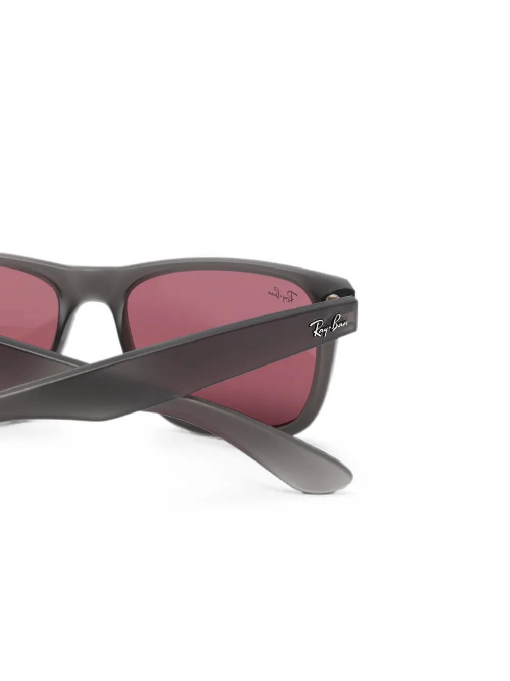 Ray-Ban Justin zonnebril met vierkant montuur Grijs