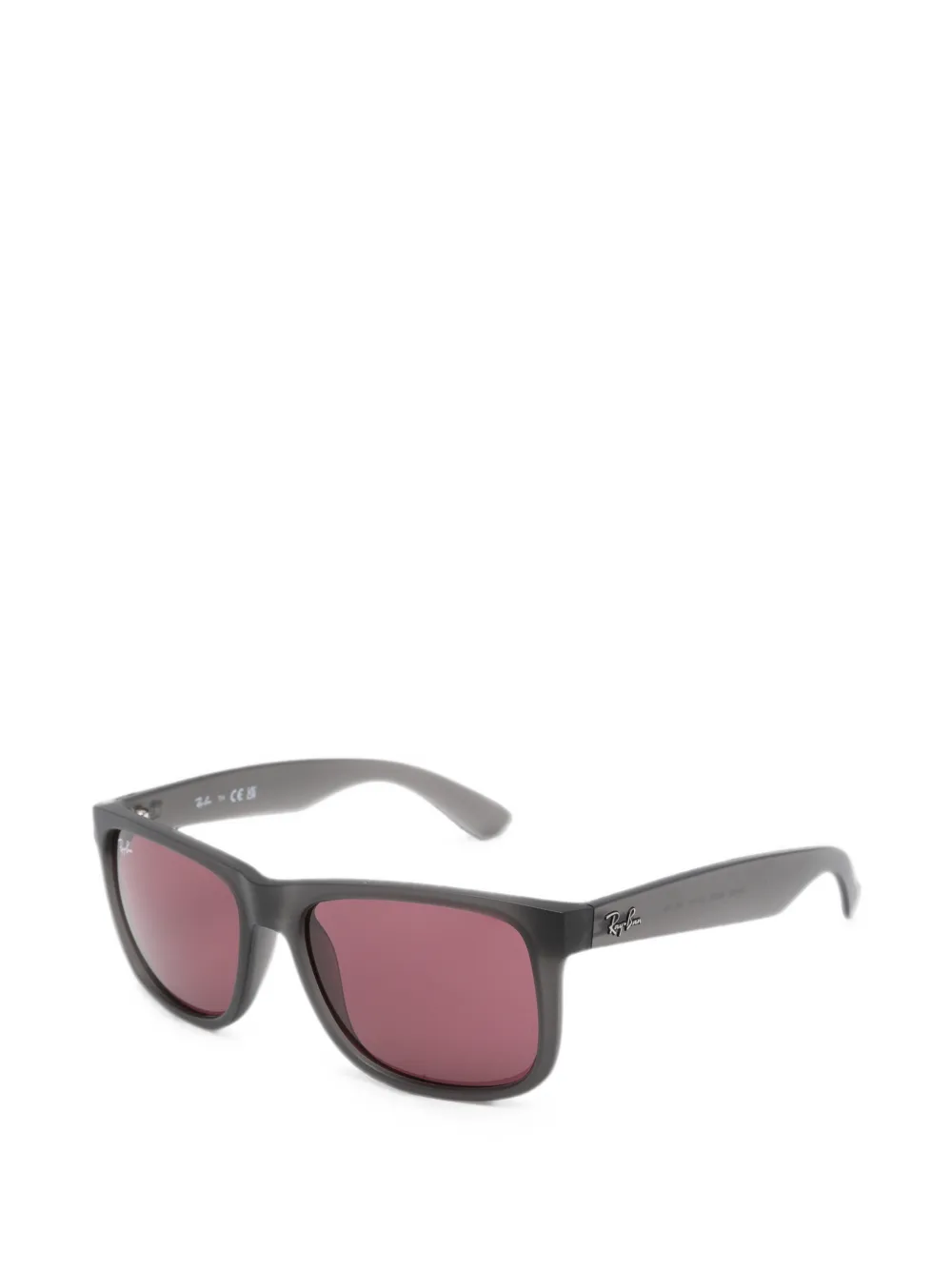 Ray-Ban Justin zonnebril met vierkant montuur Grijs